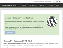 Tablet Screenshot of jmjwebsitedesign.com
